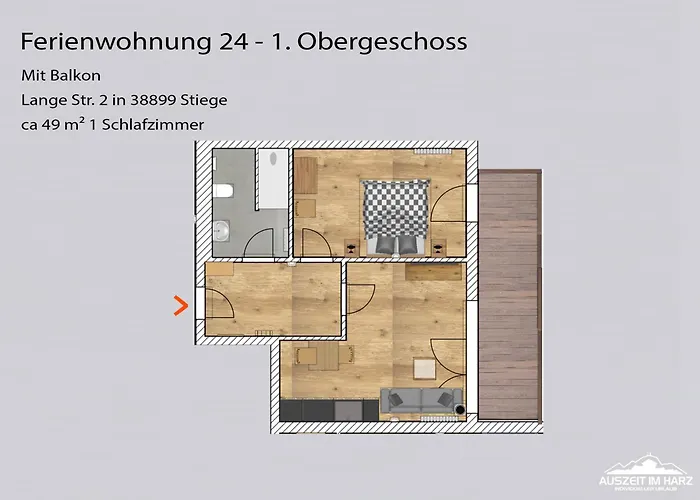 Auszeit-im-harz Haus 5 24 Apartman Stiege